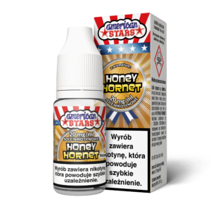 Liquid w butelce 10ml marki american stars z solami nikotynowymi o smaku honey hornet