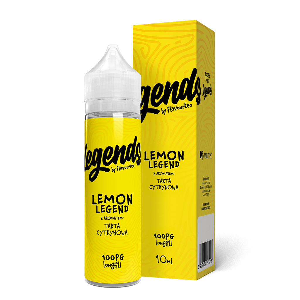 longfill w butelce 60 ml marki legends o smaku lemon legend